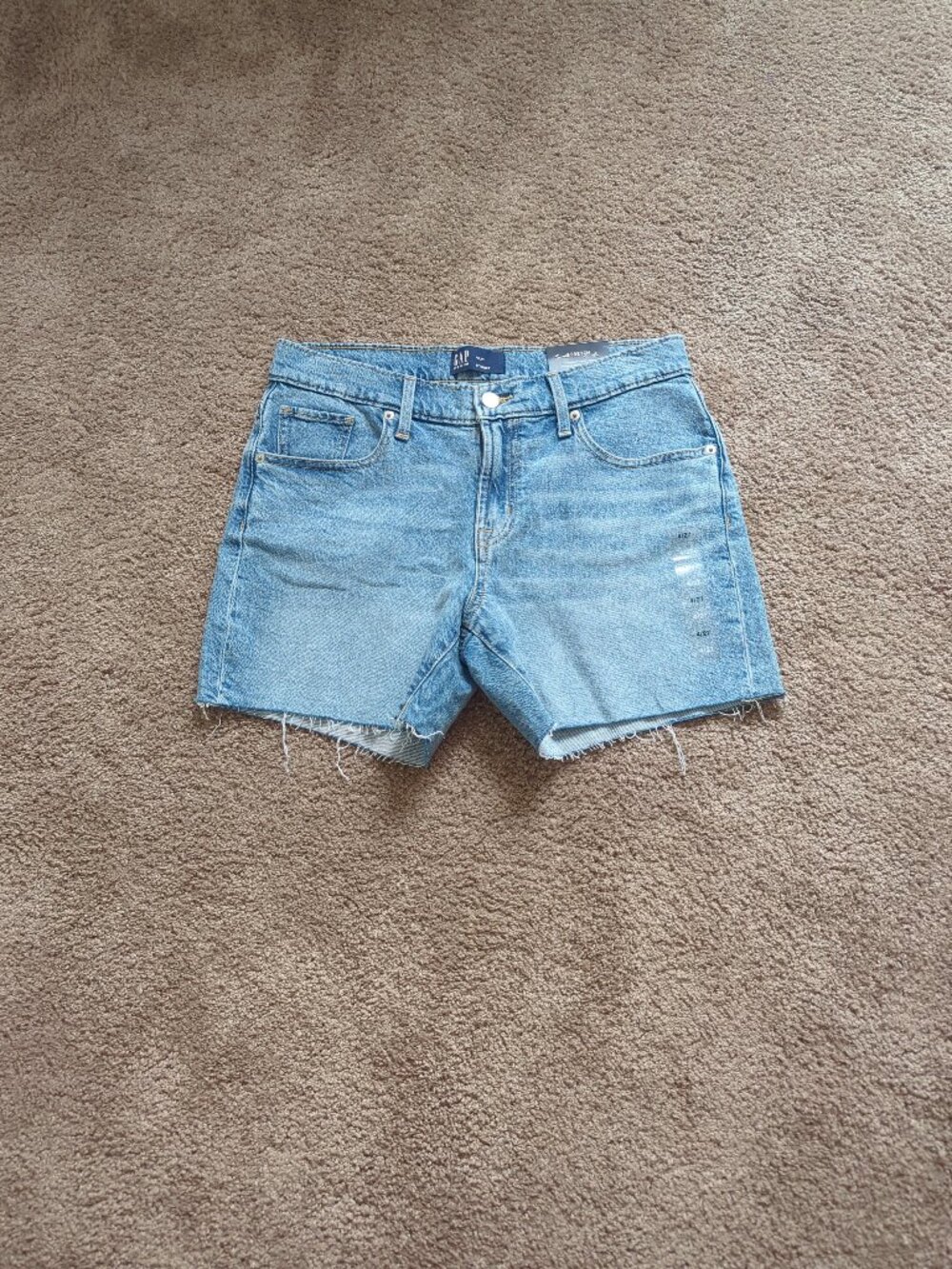 NWT GAP Denim Midrise 5" Light Wash Shorts Size 27